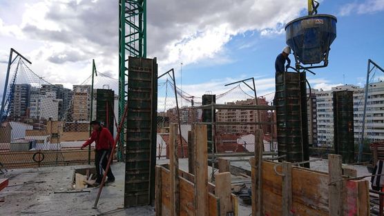 Arquitectos Martín Onde Alfonso y Gimeno Fernández Lorena estructura