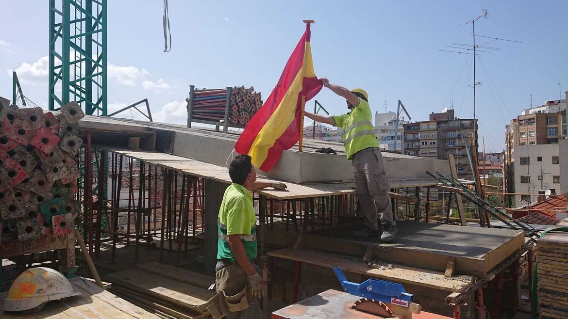 Arquitectos Martín Onde Alfonso y Gimeno Fernández Lorena construcción banner